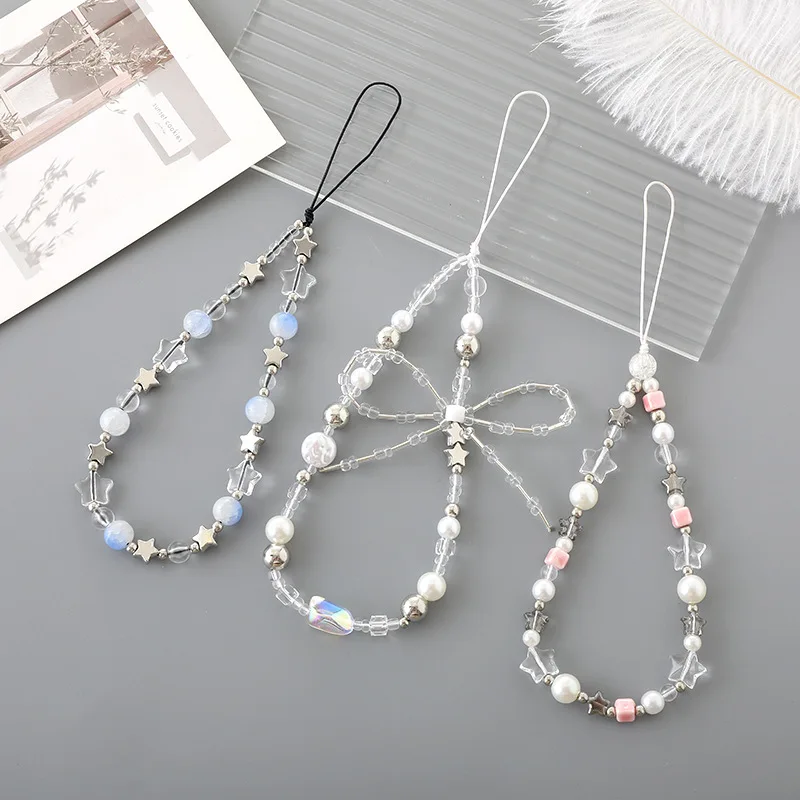 Women Accessories Picture - Tatlı Beş Köşeli Yıldız Kaymaz Telefon