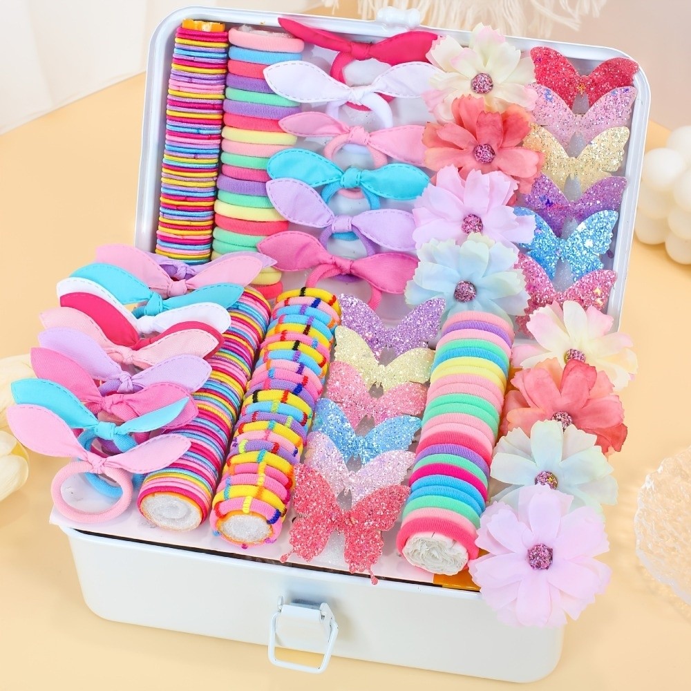 Women Accessories Picture - Yeni elastik kızlar saç aksesuarları seti