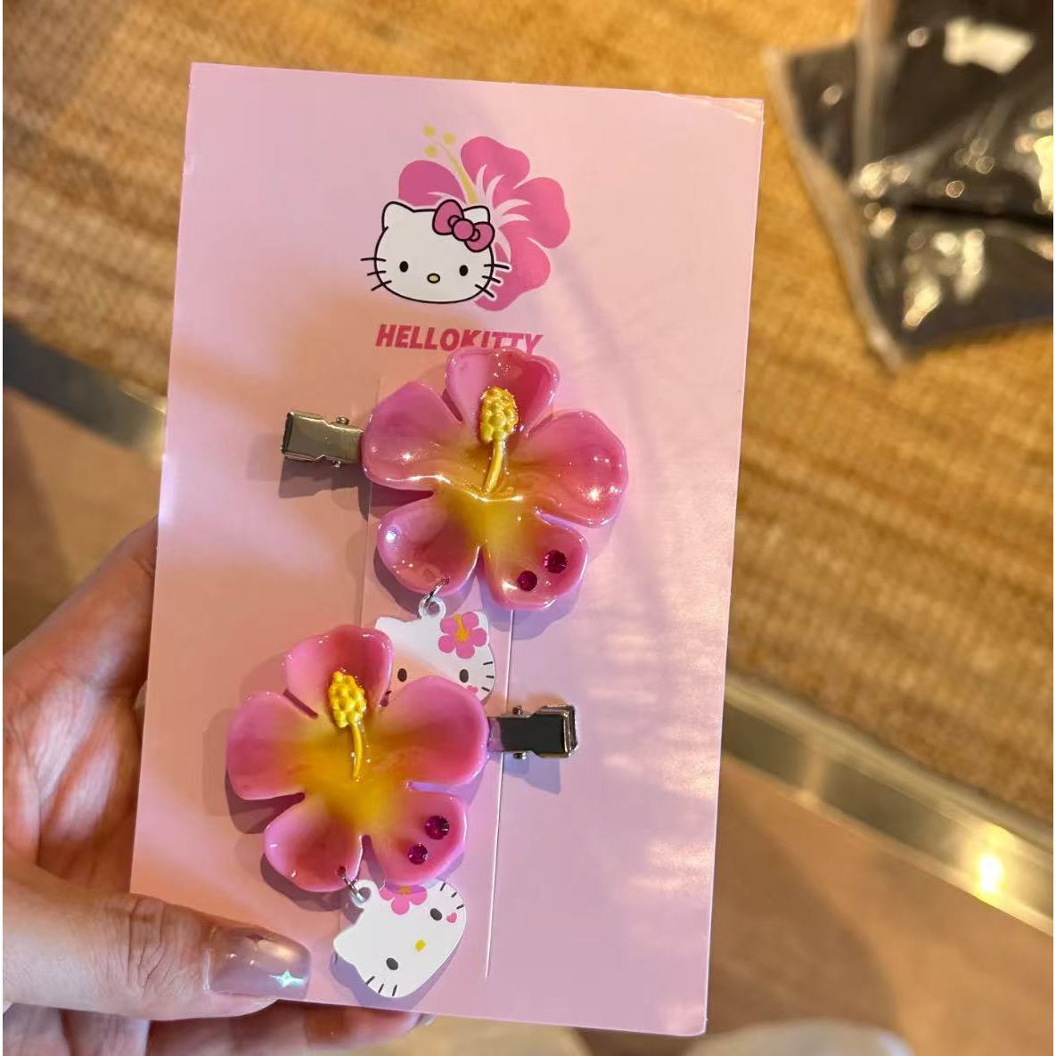 Women Accessories On Sale - Kawaii Sanrio Hello Kitty Çiçek Saç