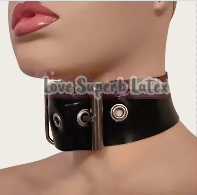 Women Accessories Chain - 0.4mm Seksi Lateks Boyun Gerdanlık Kauçuk