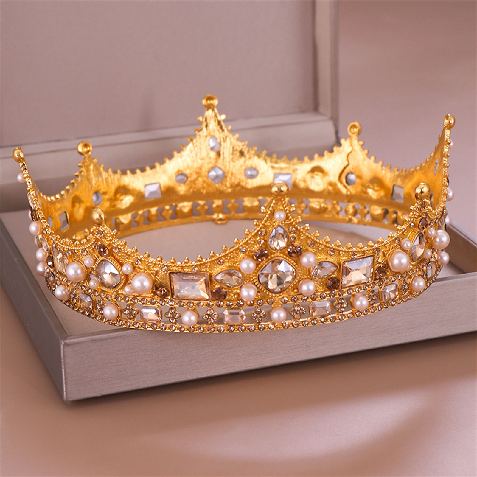 Women'S Wedding Accessories - Alaşım Taç Tiara Retro Gelin Taklidi
