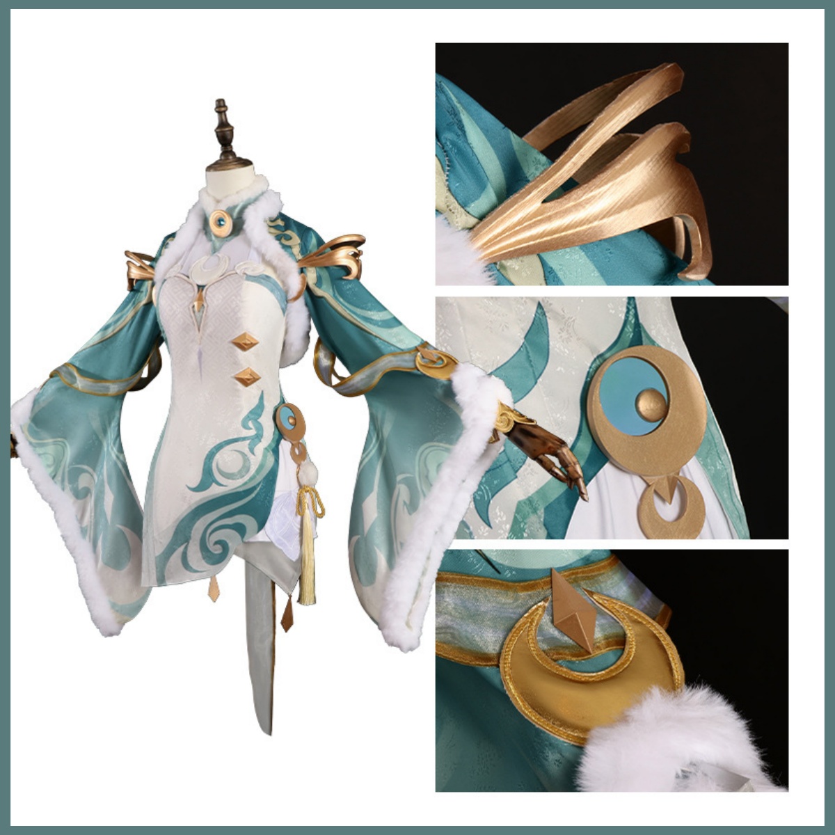 Oyun Zibai Cosplay Kostüm Yeşi - Women'S Clothing And Accessories incelemesi ve fiyatı