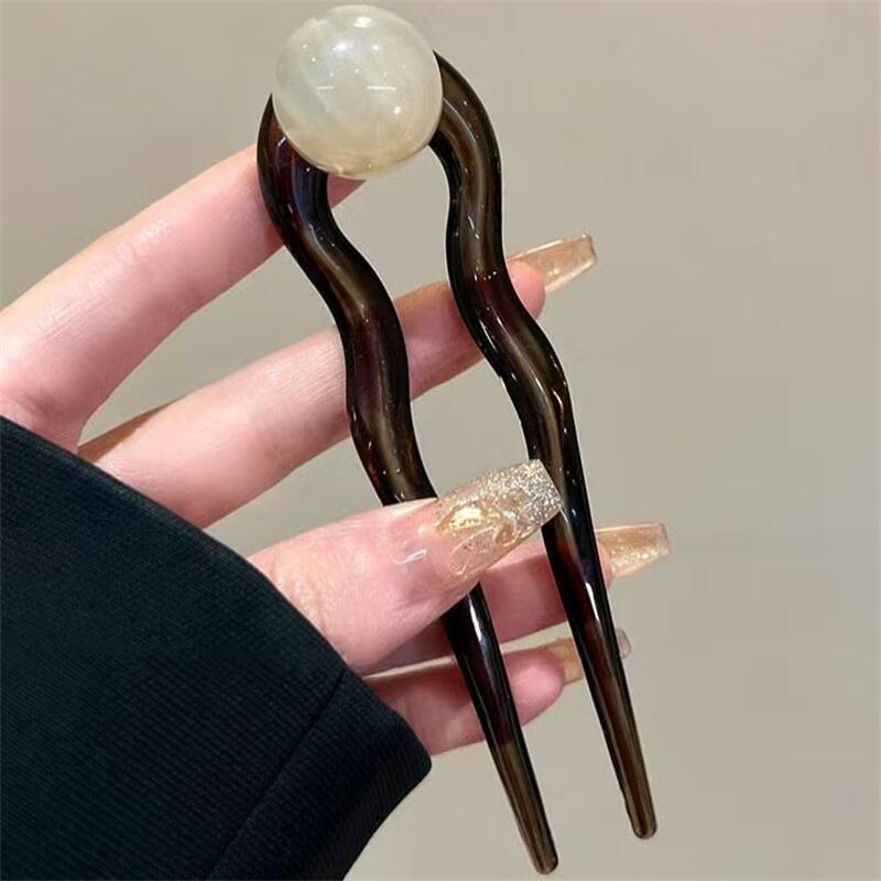 Moda Renkli Inci U-Şekilli Saç - Women Accessories On Sale incelemesi ve fiyatı