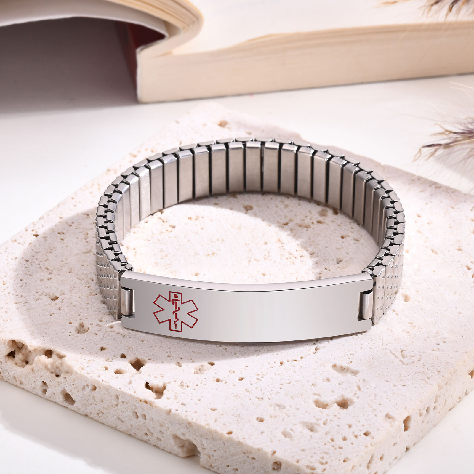 Vnox paslanmaz çelik tıbbi uya - Resin Bangle Bracelet incelemesi ve fiyatı