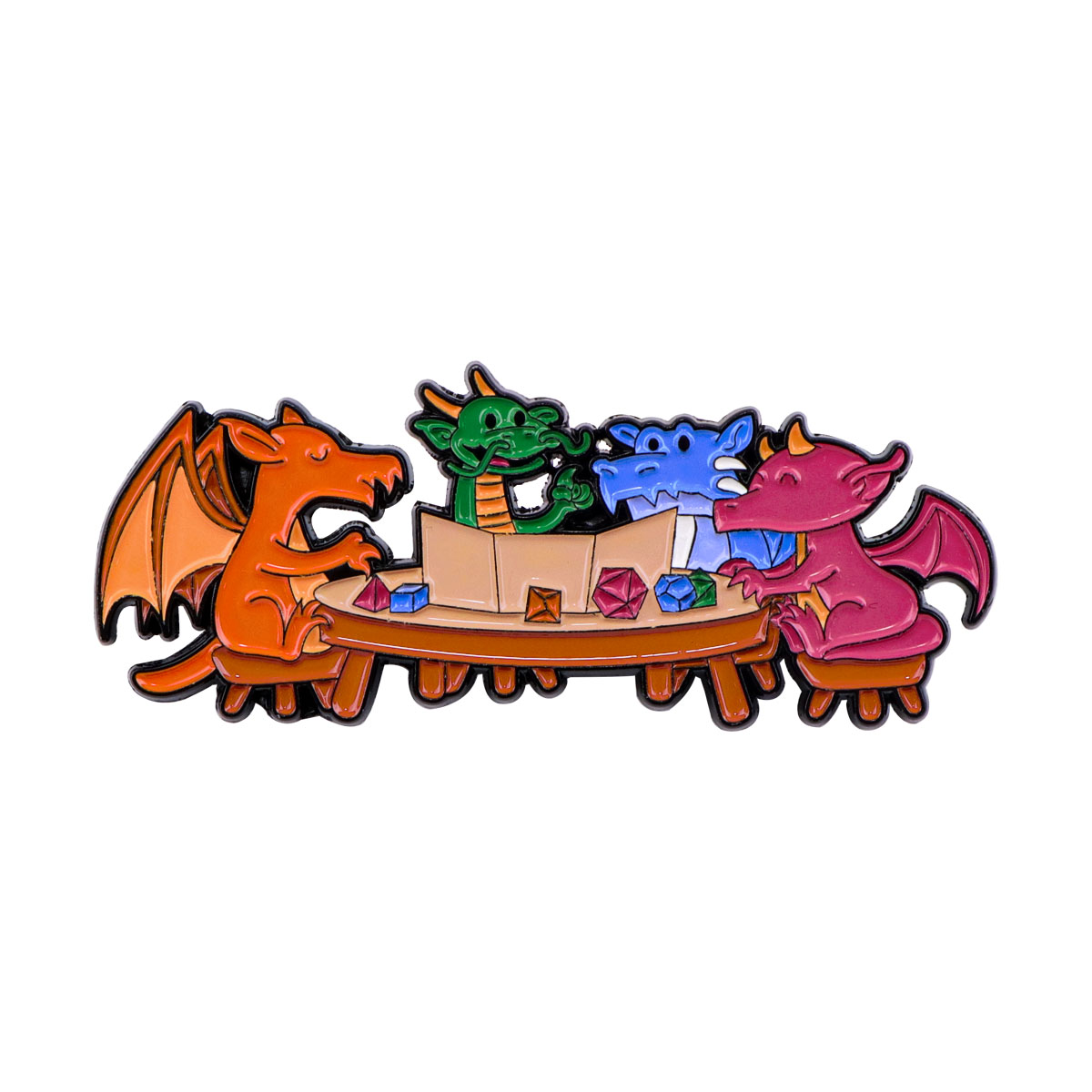 Game Dice Enamel Pin Dragon Ba - Women Accessories Picture incelemesi ve fiyatı