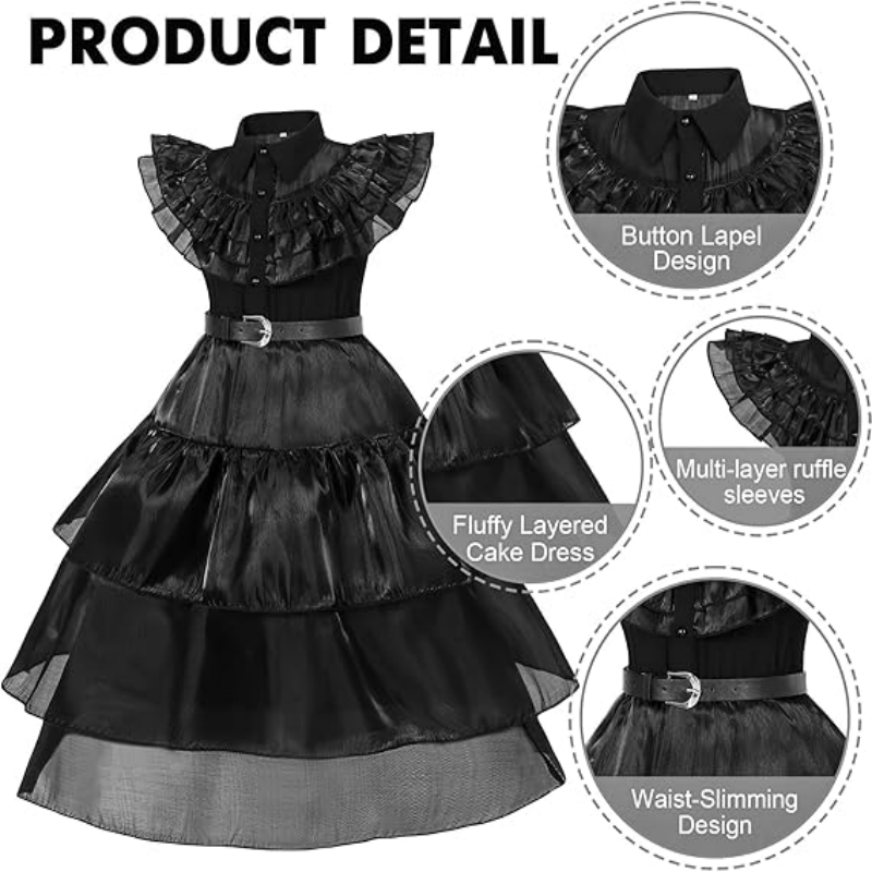Siyah Cadı Prenses Elbise Kızl - Women'S Clothing And Accessories incelemesi ve fiyatı