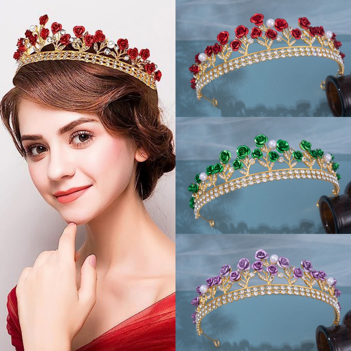 Barok Seramik Gelin Tacı Rhine - Women'S Wedding Accessories incelemesi ve fiyatı