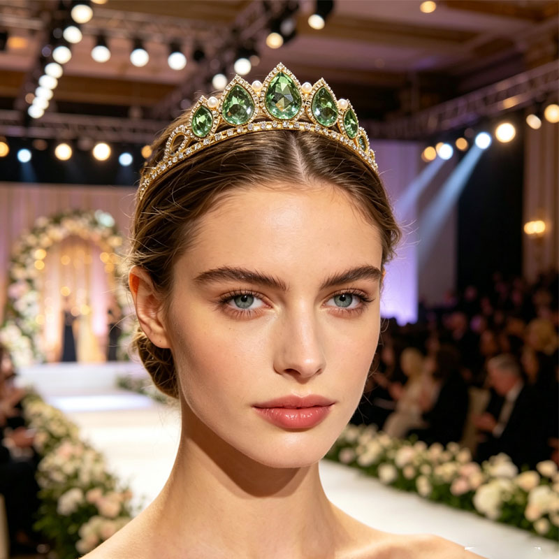 Yeşil Su Damlası Taklidi Krist - Women'S Wedding Accessories incelemesi ve fiyatı