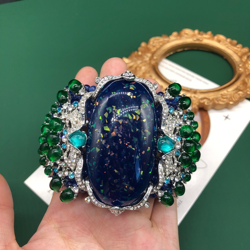 Lüks Vintage Kalın Boncuklu Bi - Resin Bangle Bracelet incelemesi ve fiyatı